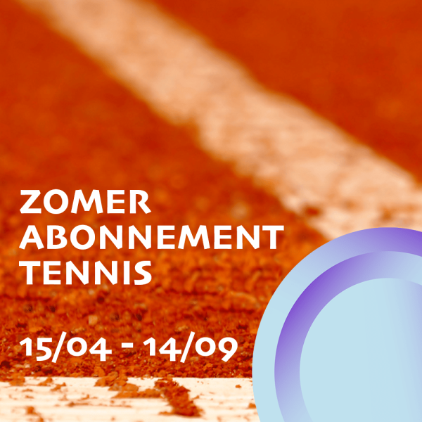 Zomerabonnement Tennis 2025